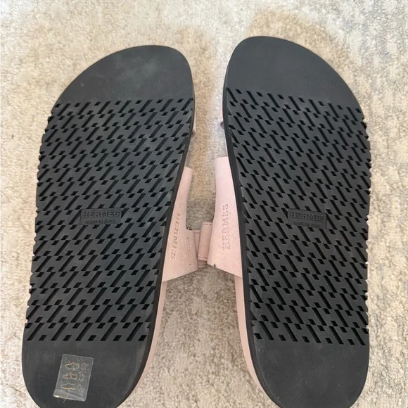 Hermès Chypre Sandal in Rose Porcelaine - NWT - size 38.5 - Picture 3 of 4